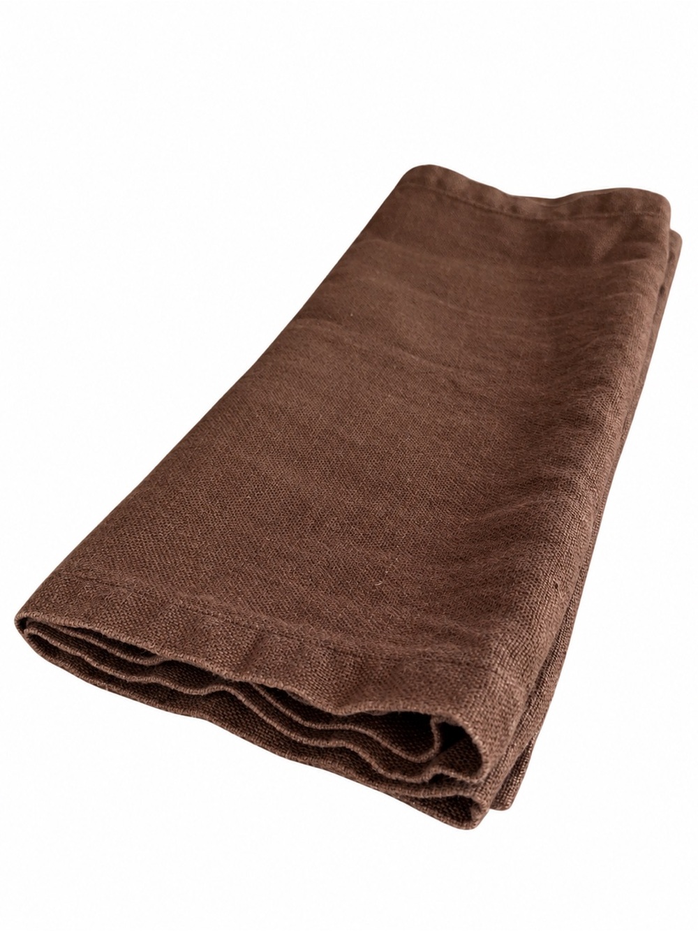Pottery Barn 100% Linen Table Runner Brown 18x70